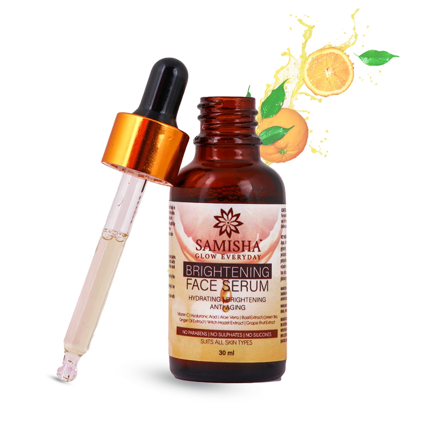 Samisha Organic Ultimate Vitamin C Face Combo (Face Wash + Face Serum)