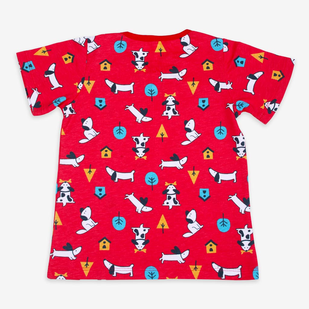 Short Sleeve Top & Shorts Set - Furry Love