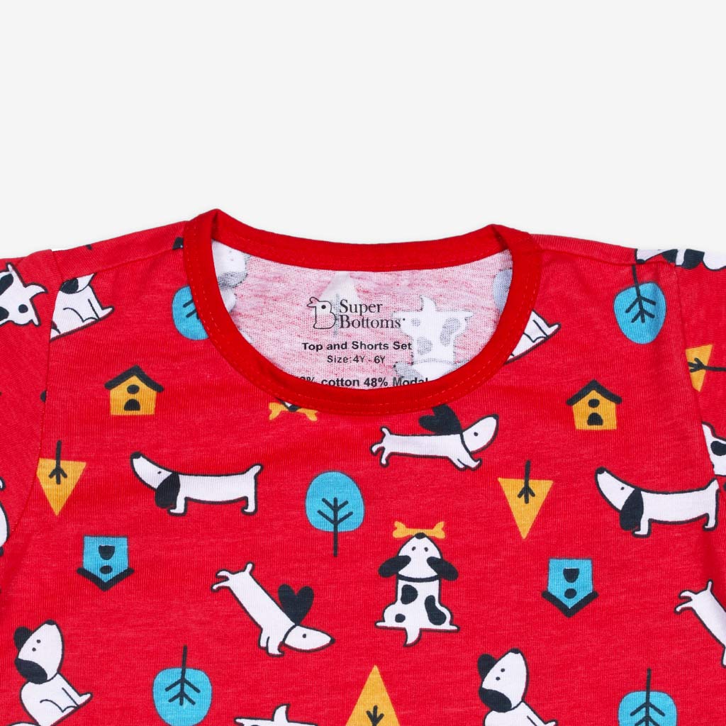 Short Sleeve Top & Shorts Set - Furry Love