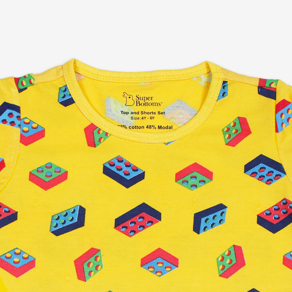 Short Sleeve Top & Shorts Set - Lego Pop