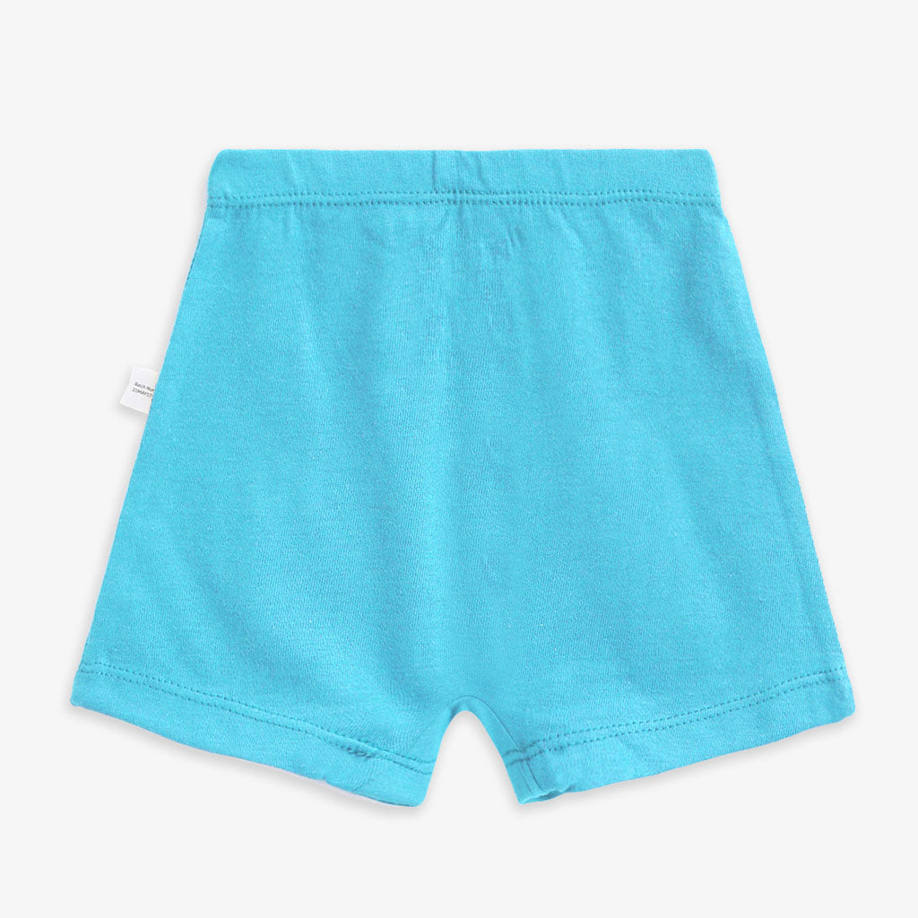 Short Sleeve Top & Shorts Set - Tie-Dye Blue