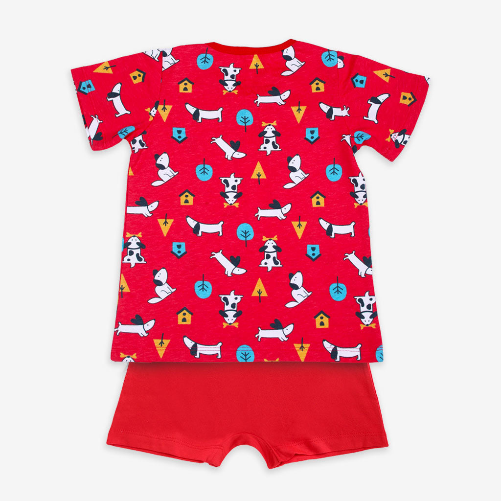 Short Sleeve Top & Shorts Set - Furry Love