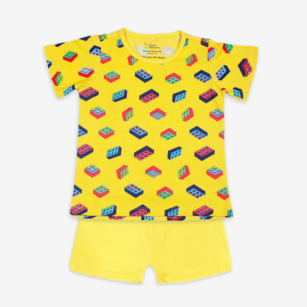 Short Sleeve Top & Shorts Set - 2 pack - Furry Love - Lego Pop