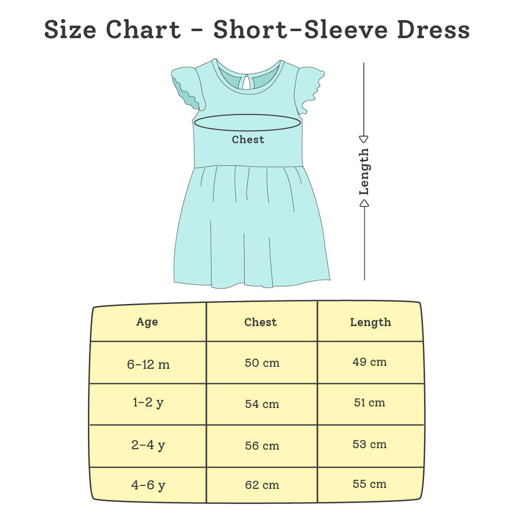 Short-Sleeve Dress - 2 pack - Furry Love - Flying Unicorn