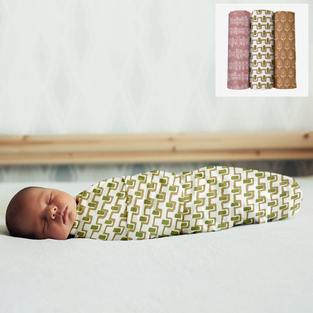 Shamiana Night Swaddle Set- Pack of 3
