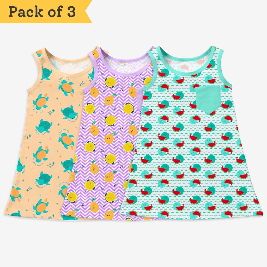 A-line Dress - 3 Pack