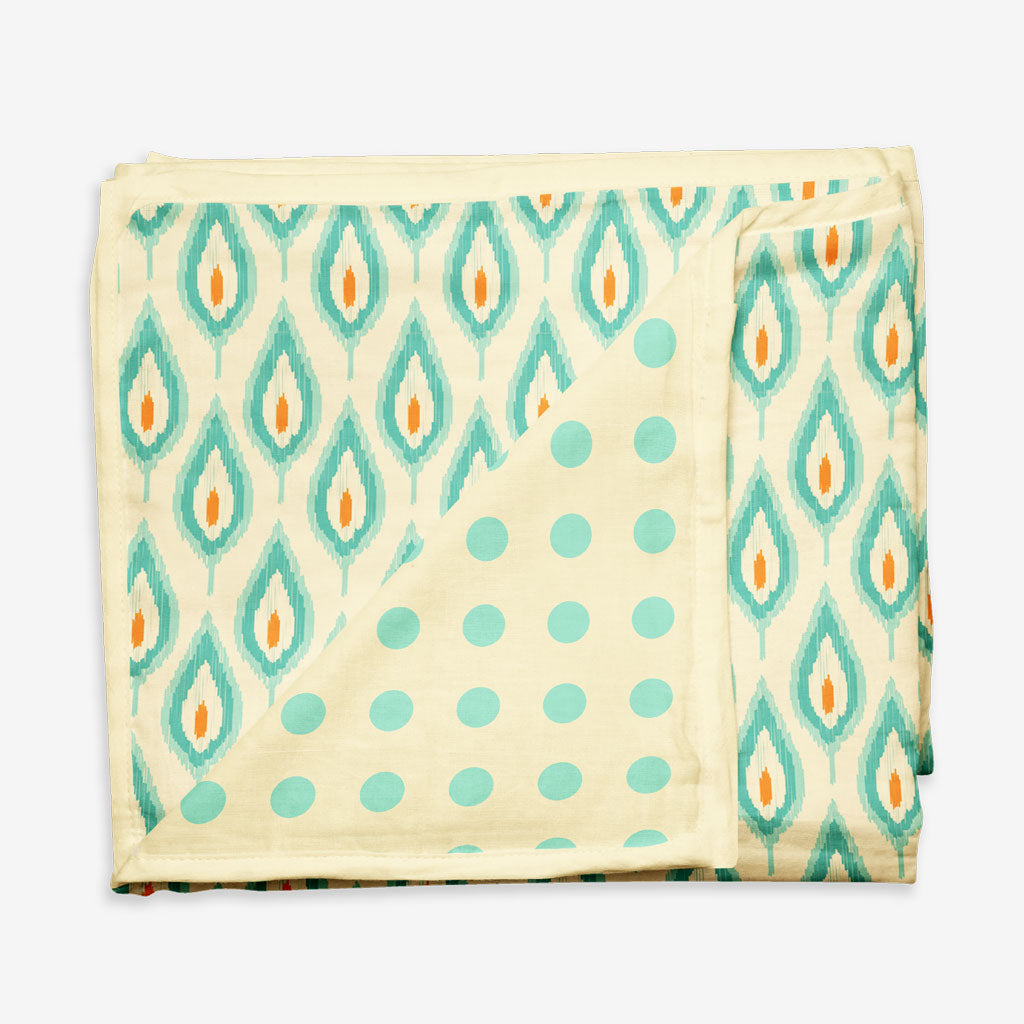 Ikat Glow Baby Blanket