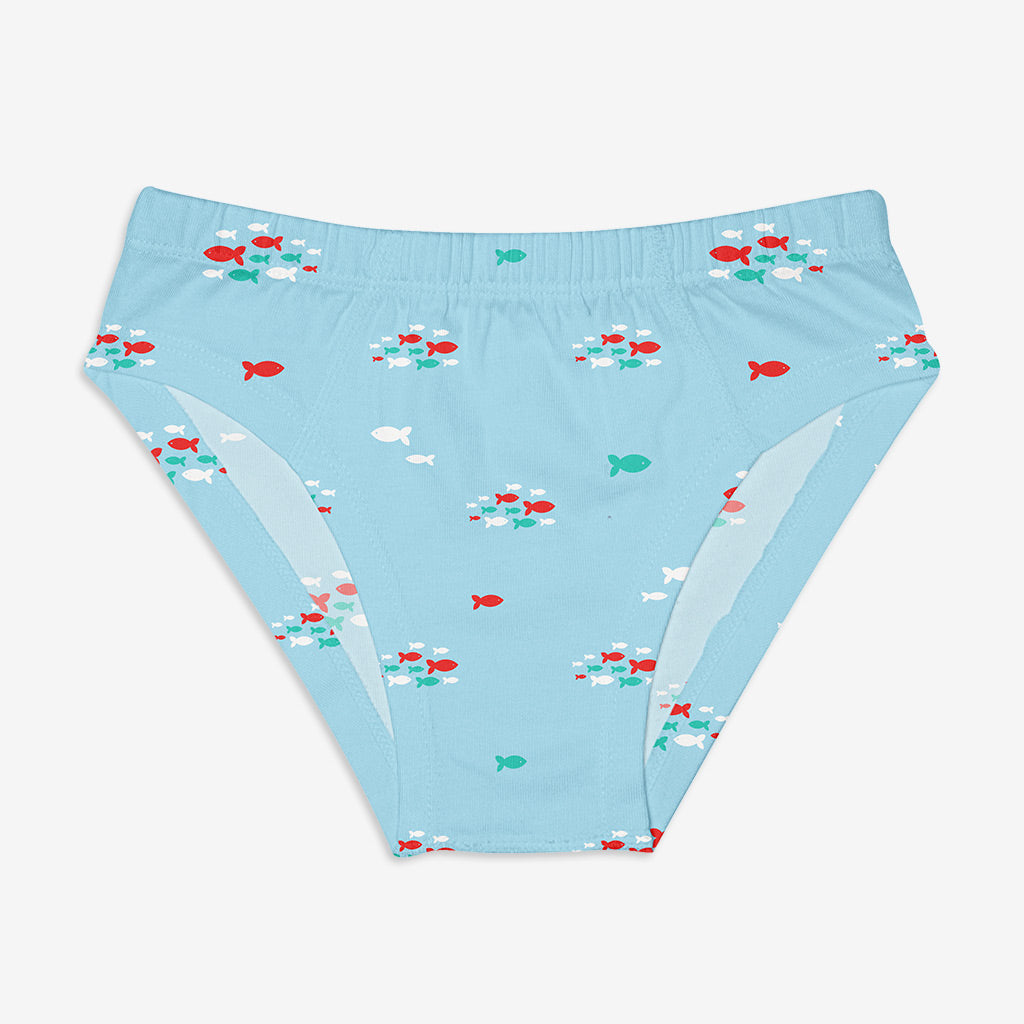 Young Boy Briefs -3 Pack (Sea-Saw)