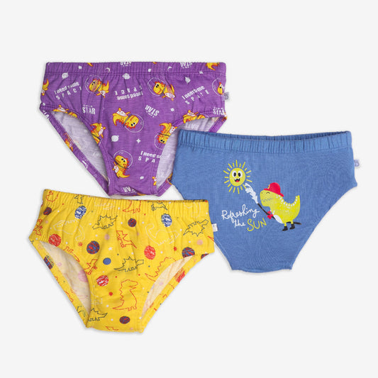Young Boy Briefs -9 Pack (Paws Only - Finding Dino 2.0 - Unicorn Dreams)