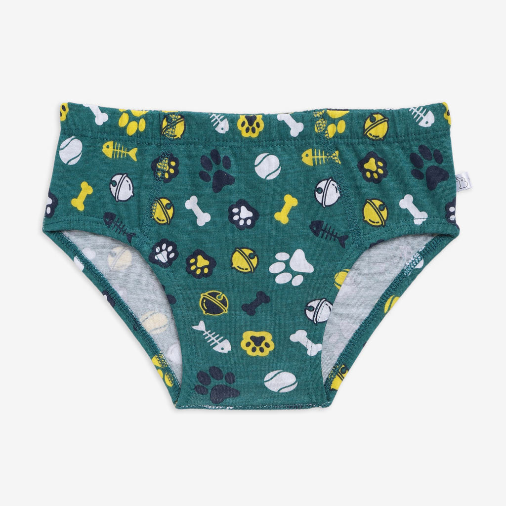 Young Boy Briefs -3 Pack (Paws Only)