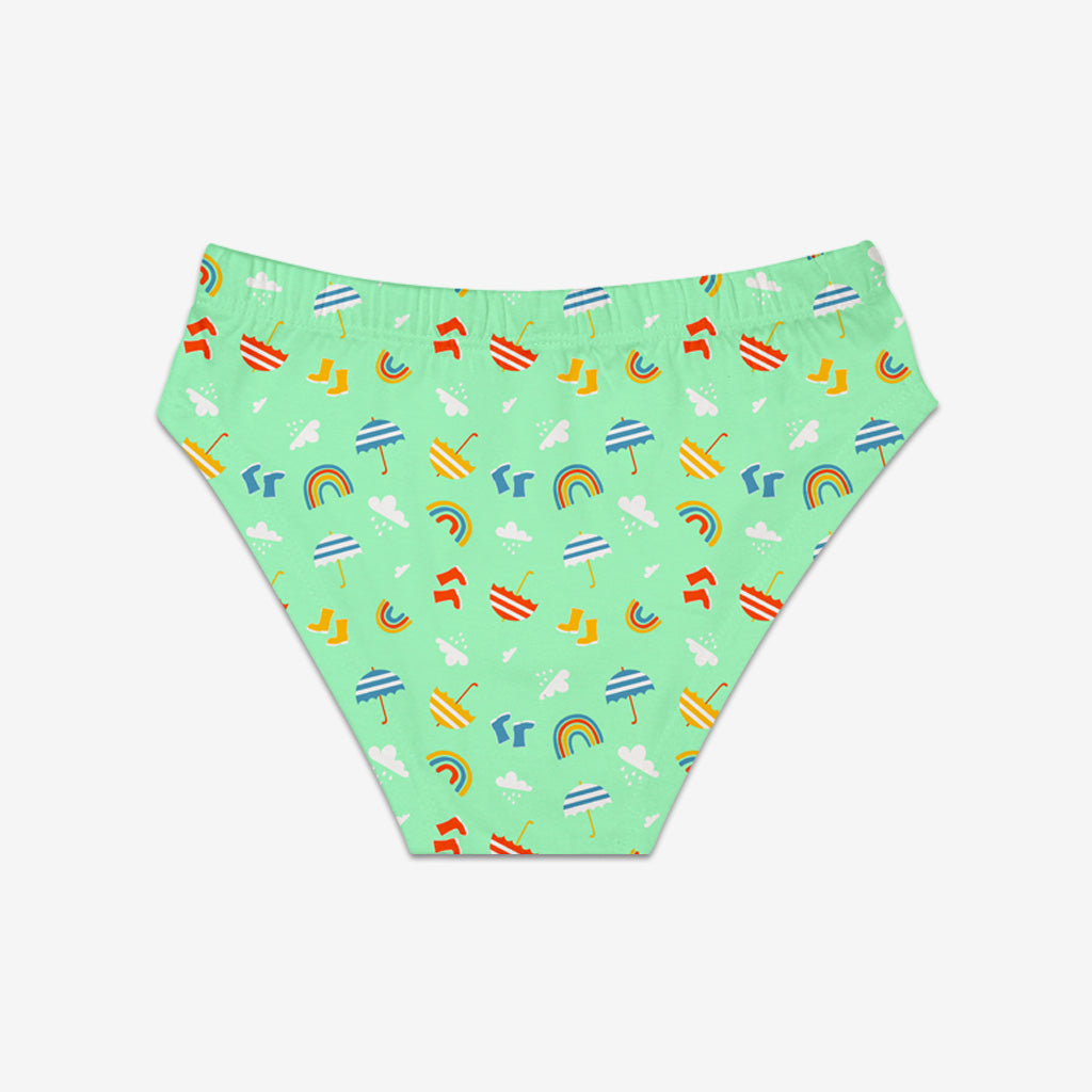 Young Boy Briefs -3 Pack (Rainy Poppins)