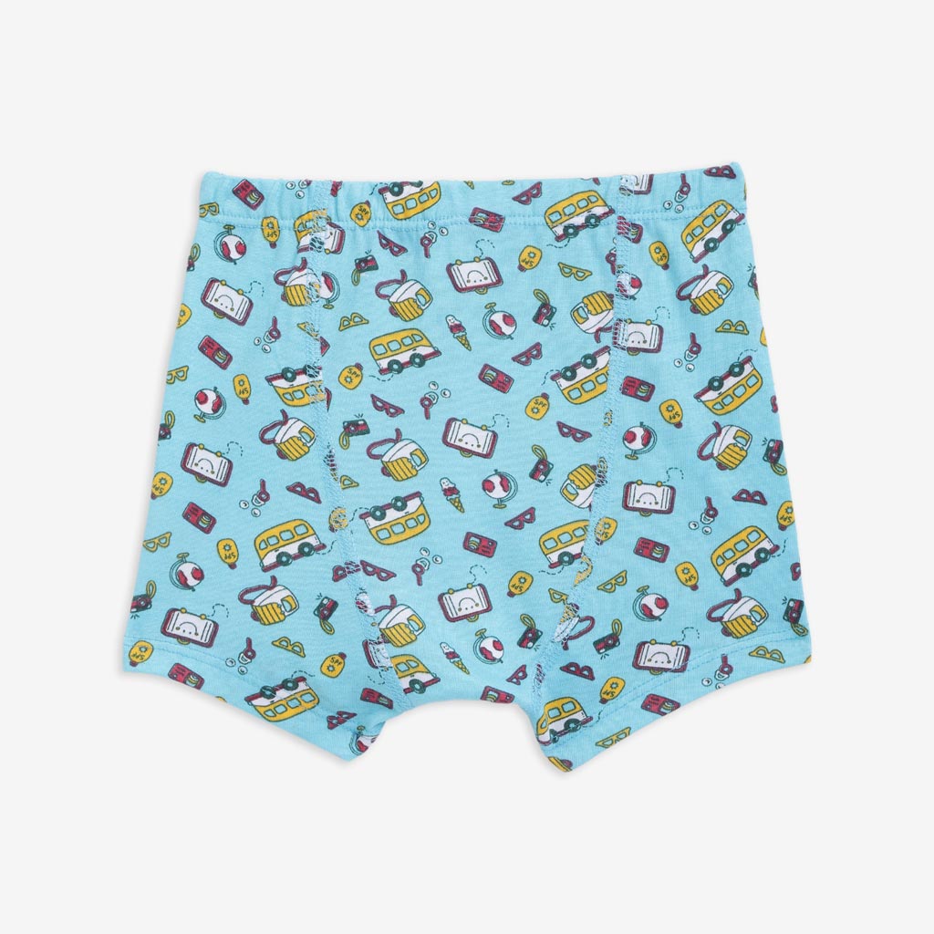 Young Boy Trunks -3 Pack (Travel Tales)