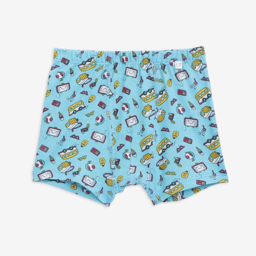 Young Boy Trunks -3 Pack (Travel Tales)