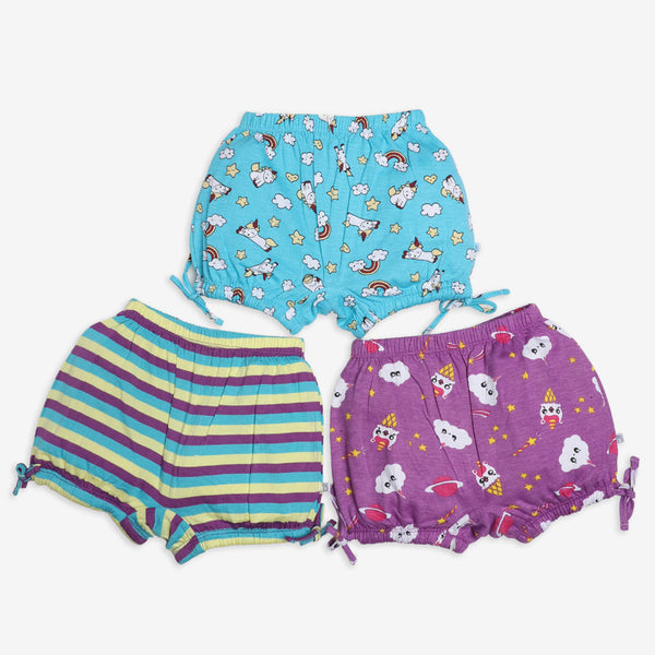 Unisex Toddler Bloomers - 3 Pack ( Unicorn Dreams)