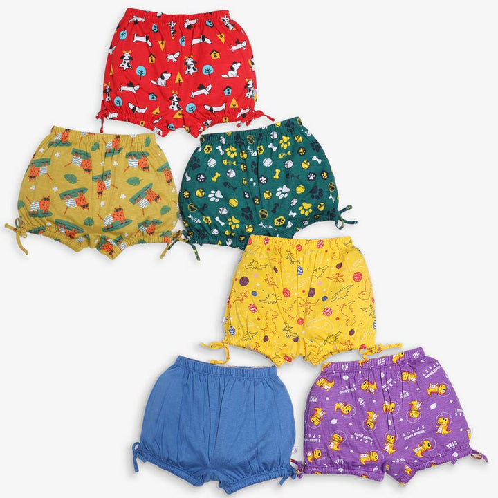 Unisex Toddler Bloomer -6 Pack (Paws Only - Finding Dino 2.0)