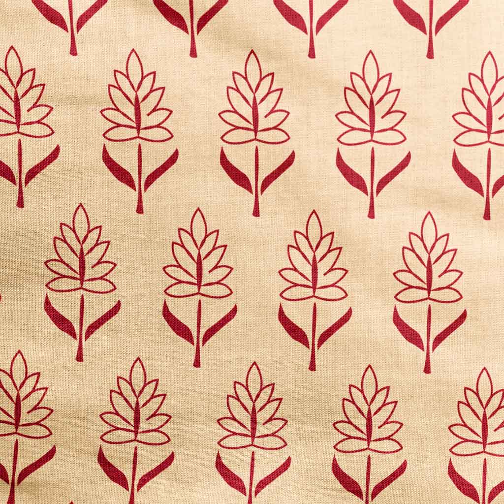 Crimson Blooms Baby Blanket