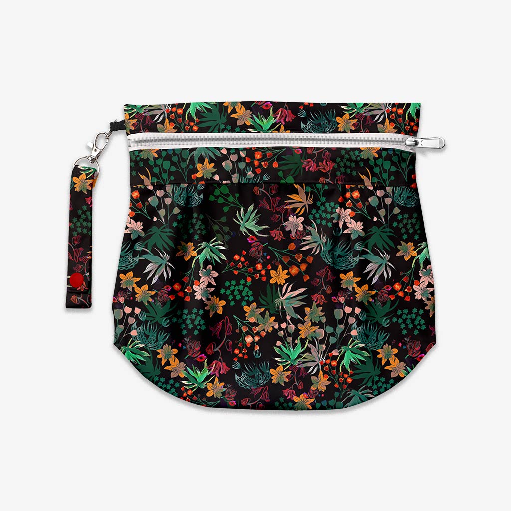 Ikat Chevron and Shruberry - Reversible Waterproof Bag