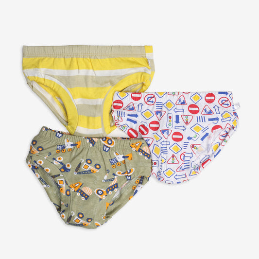 Unisex Toddler Briefs -6 Pack (Travel Tales - Navigator)