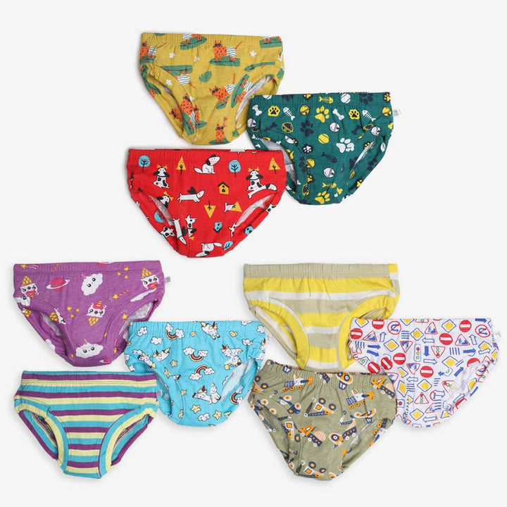Unisex Toddler Briefs -9 Pack (Paws Only - Navigator - Unicorn Dreams)