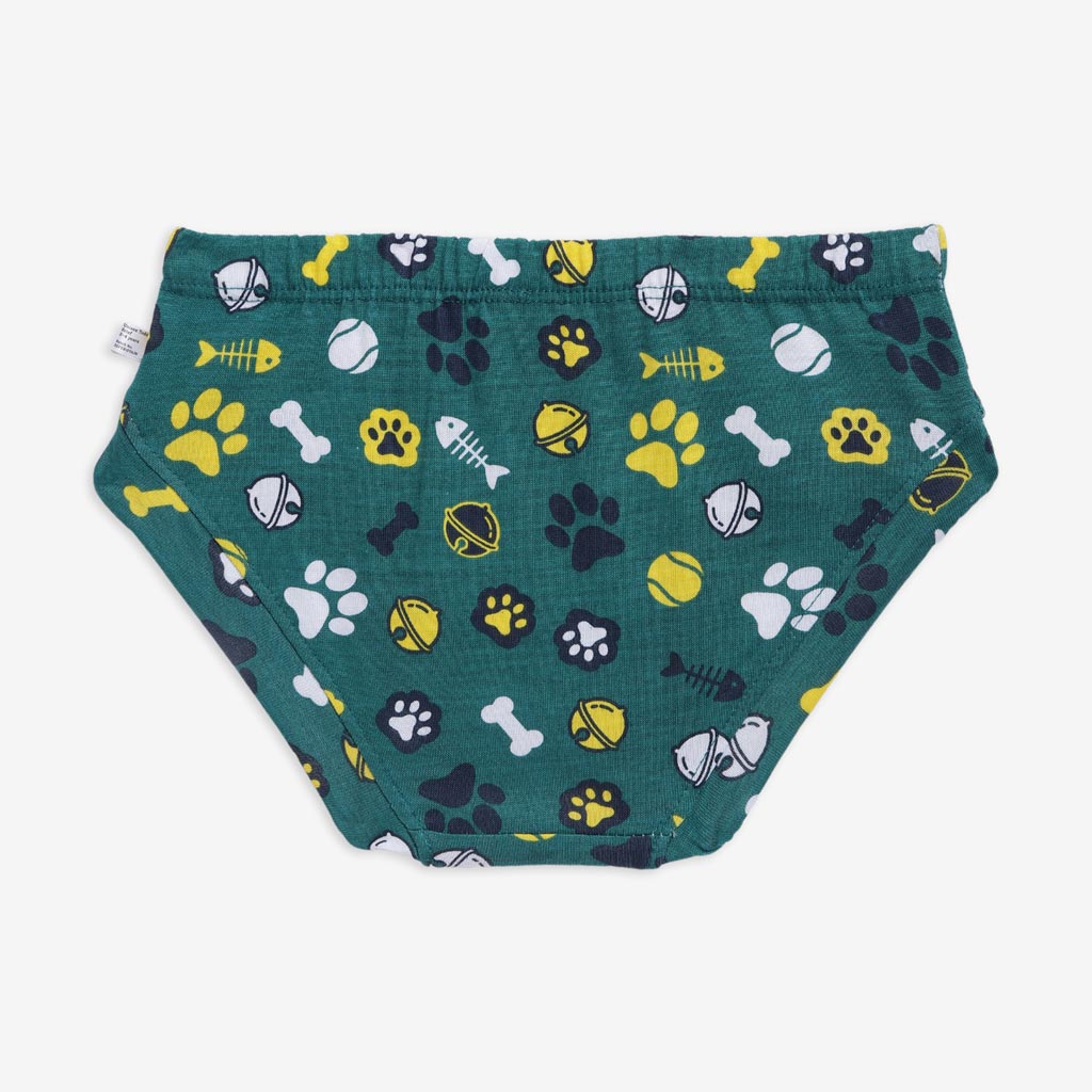Unisex Toddler Briefs -3 Pack (Paws Only)