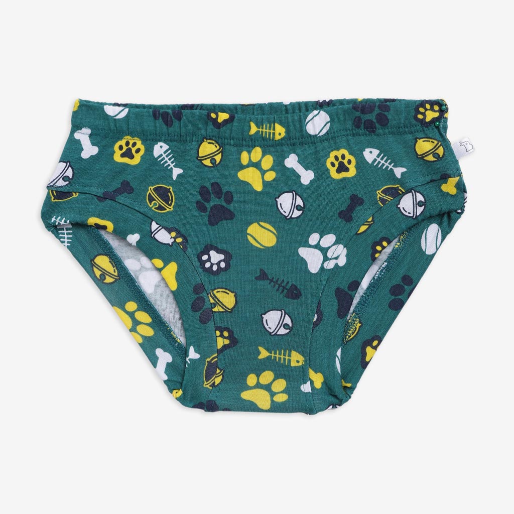 Unisex Toddler Briefs -3 Pack (Paws Only)