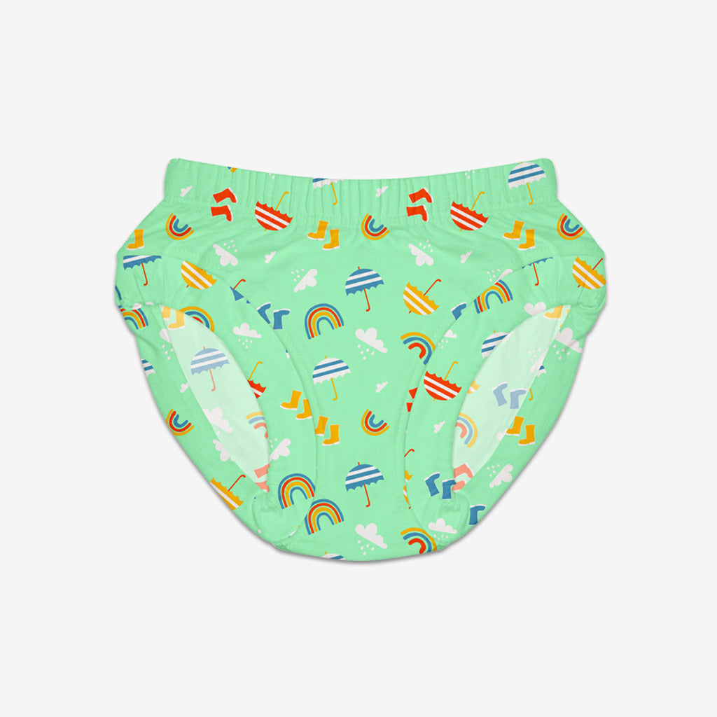 Unisex Toddler Briefs -3 Pack (Rainy Poppins)
