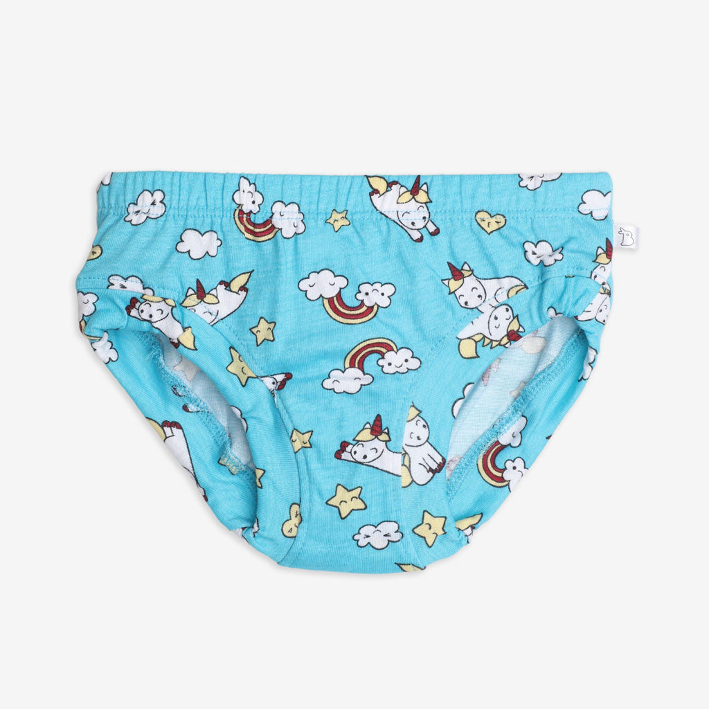 Unisex Toddler Briefs -3 Pack (Unicorn Dreams)