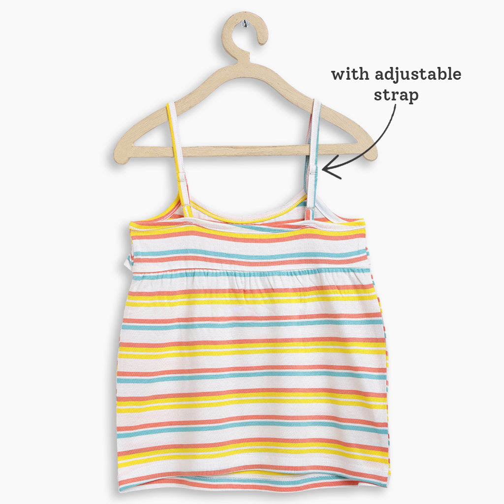 Strappy A-Line Top - 2 pack - Day at Zoo - Sweet Candy