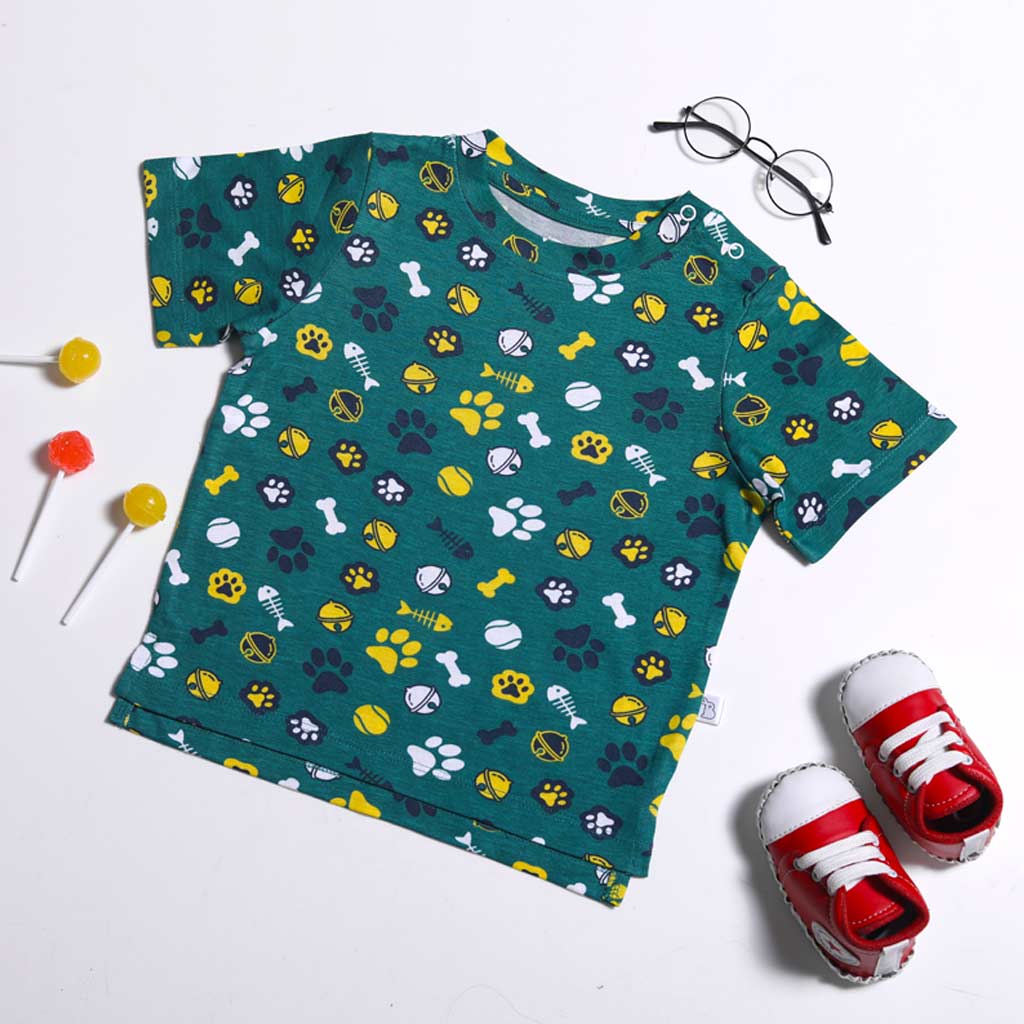 Short Sleeve Top & Shorts Set - 2 pack - Treats and Tails - Planet Unicorn