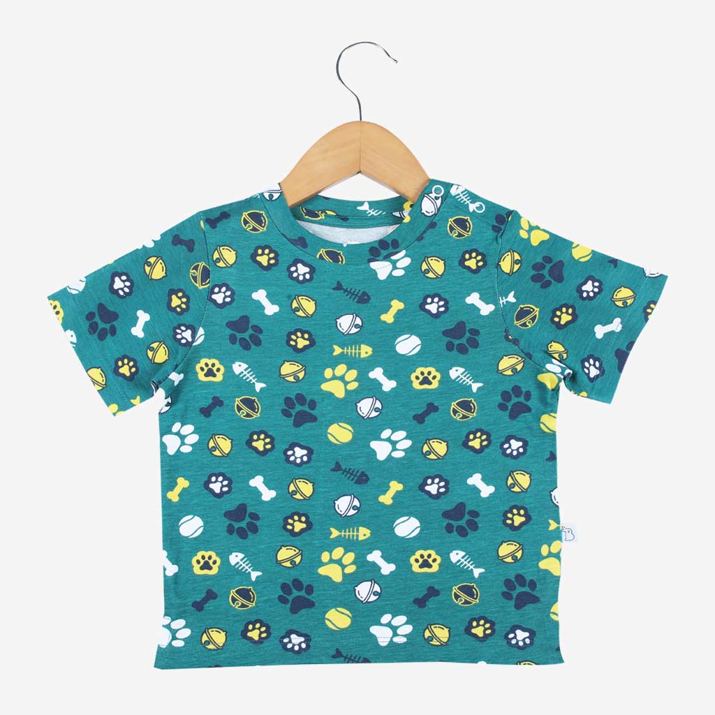 Short Sleeve Top & Shorts Set - 2 pack - Treats and Tails - Planet Unicorn