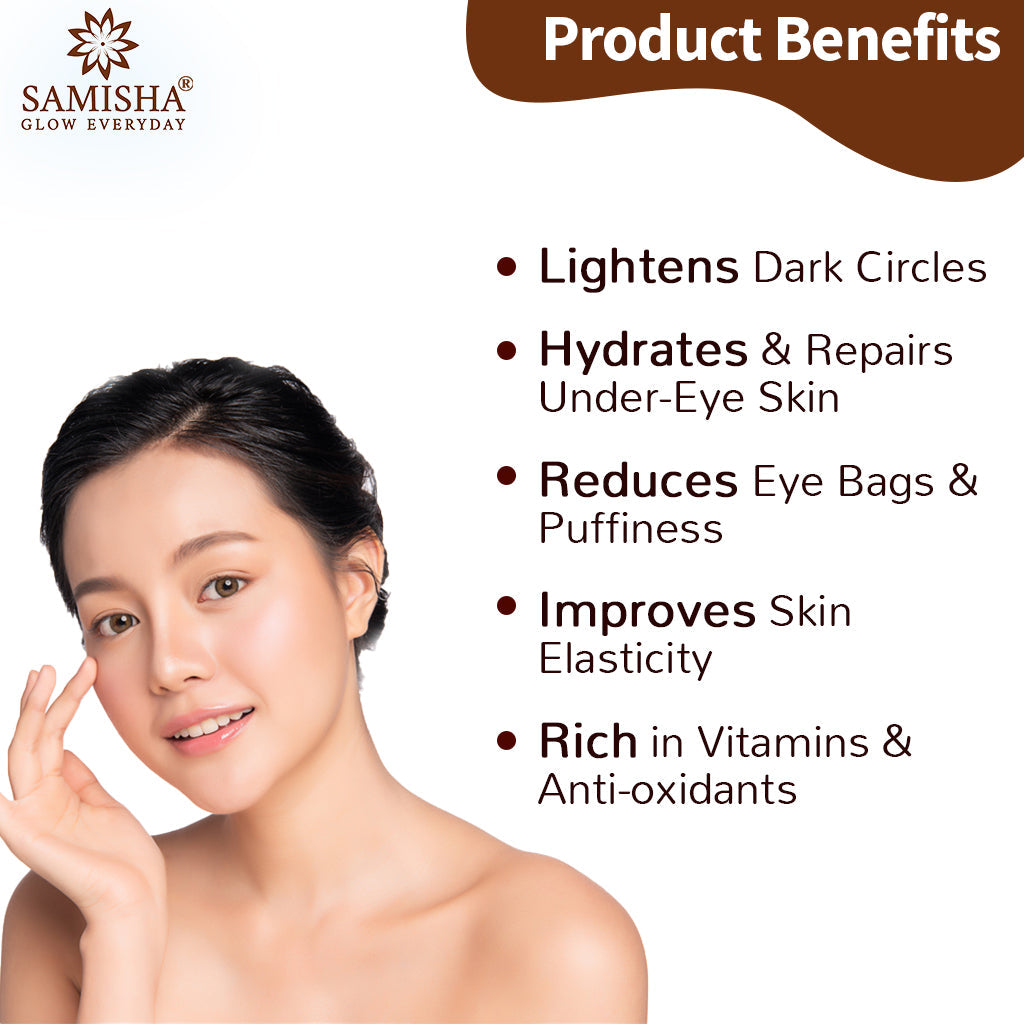 Under Eye Dark Circles Removal Cream, With Cucumber | Removes Wrinkles, 30 GM