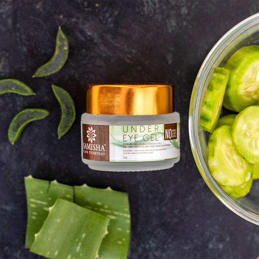 Under Eye Dark Circles Removal Cream, With Cucumber | Removes Wrinkles, 30 GM