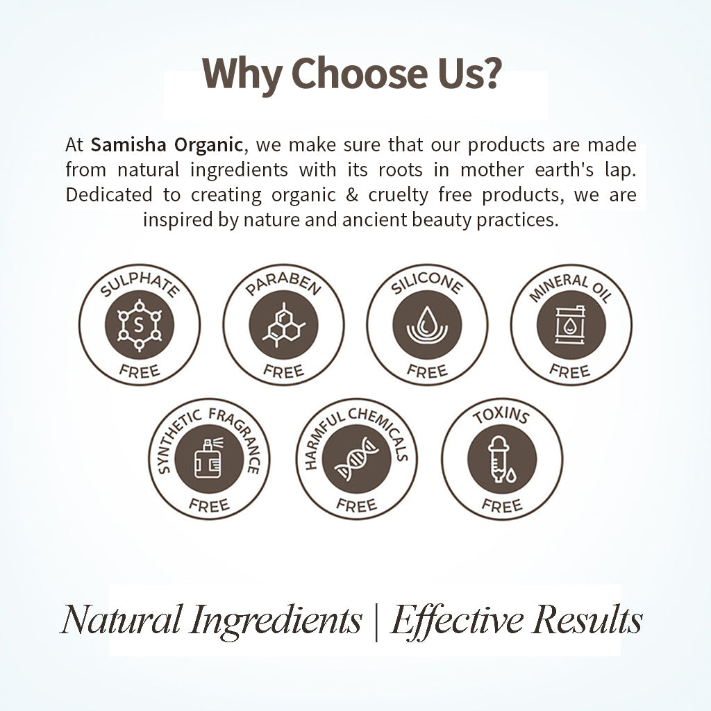 Samisha Organic Skin Brightening Combo (Vitamin C Face Wash + All In One Face Scrub)